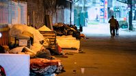 Obdachlose in Berlin-Charlottenburg