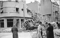 Zerstörungen in Belgrad, 1941