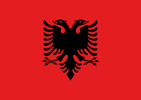 Flagge von Albanien