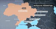 Die Ukraine in den neuen volkerrechtlichen Grenzen von Oktober 2022.