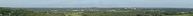 Panorama des westlichen Ruhrgebiets (mit Markierungen)