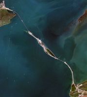 Brücke von Kertsch Satellitenbild