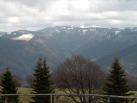 Der Feldberg, höchster Berg des Schwarzwalds, südöstlich von Freiburg