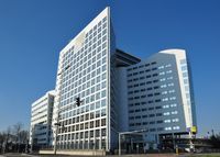 Das Gebäude des Internationalen Strafgerichtshofes in Den Haag