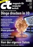 Computermagazin c't aktuellen Ausgabe 15/11. 