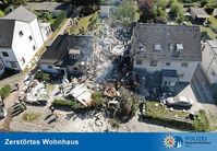 Zerstörtes Wohnhaus Bild: Polizei