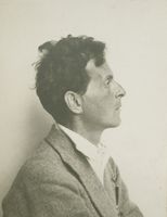 Ludwig Wittgenstein/Moriz Nähr, Ludwig Wittgenstein im Profil, ca. 1930,  Bild: Foto: The Ludwig Wittgenstein Archive Cambridge  Fotograf: Ludwig Wittgenstein