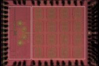 So sieht der Sub-Terahertzwellen-Chip im Inneren aus.