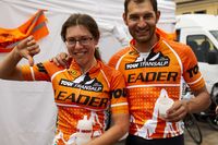 Die österreichischen Mixed-Team Anna Kiesenhofer und Günther Flatscher.