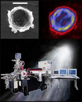 Bild: Max-Planck-Institut für Chemie/ Hintergrundbild: NASA/JPL-Caltech.