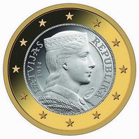 Lettland 1 Euro
