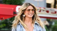 Heidi Klum in Köln vor dem Calzedonia Wandgemälde  (2025) Bild: Getty Images Fotograf: Andreas Rentz via Getty Images