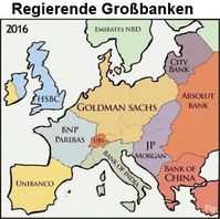 Kritik wird europaweit laut gegen Großbankenchefs in der Politik: Viele halten die immer wärend gleichen Banken für "Regierende Großbanken"(Symbolbild)
