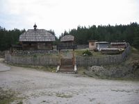 Memorial complex of clairvoyant Tarabići in Kremna near Užice, Serbia.