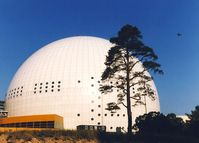 Ericsson Globe (bis 2009 Globenarena, schwedisch kurz Globen). Bild: Holger.Ellgaard / wikipedia.org