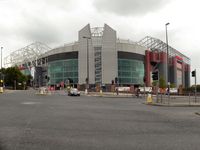 Old Trafford ist das Heimstadion von Manchester United.