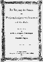 Der Ursprung der Familie, des Privateigenthums und des Staats.1884