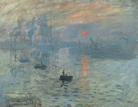 Claude Monet: Impression — soleil levant, 1872, Musée Marmottan, Paris
