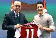 Recept Erdogan und Mesut Özil (2018)