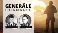 Bild: SS Video: "Generäle gegen den Krieg – Aufruhr meines Gewissens! (Generalmajor Sebald Daum a.D., Generalleutnant Manfred Grätz a.D.)" (www.kla.tv/25171) / Eigenes Werk