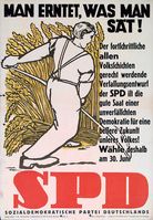 SPD: Man erntet, was man sät! Wie wahr (1946) (Symbolbild)