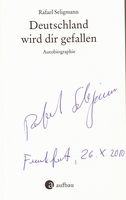 Rafael Seligmann Autobiografie (Symbolbild)