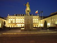 Polen: Warschauer Präsidentenpalast (polnisch Pałac Prezydencki)