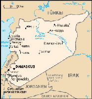 Karte von Syrien Bild: wikipedia.org