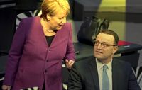 Angela Merkel und Jens Spahn (2018)