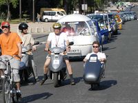 Martin Ziegler mit dem Ergolite Glider (rechts) am Start.