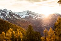 Herbststimmung auf den Bergen in Gastein Bild:     Gasteinertal Tourismus GmbH, Marktl Manuel