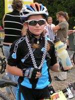 Die Siegerin Steffen Mara bei der Scott Junior Trophy 2007 (S11 Mädchen). Bild: Karl Koch / Extremnews 