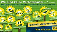 Bündnis 90 / Die Grünen: Kaum eine Partei auf dieser Welt versucht Menschen stärker in ihren Freiheiten einzuschränken als sie. (Symbolbild)