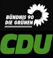Schwarz Grün = CDU/CSU und Bündnis 90 Die Grünen
