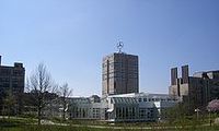 „Daimler City“: Unter Reuters Führung wurde Ende der 1980er-Jahre in Möhringen eine neue Konzernzentrale errichtet.