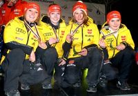 Katharina Althaus, Ramona Straub, Svenja Würth, Pauline Heßler Bild: DSV