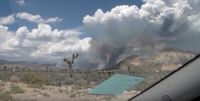 Bild: Screenshot Youtube Video "Area 51 Front (Line) Gate Visited and Filmed During Big Fire Smoke - FindingUFO"