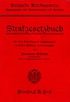 Deutsches Strafgesetzbuch von 1914 (Symbolbild)
