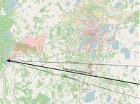 Tscheljabinsk: Rekonstruierte Flugbahn des Meteors