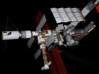ISS: derzeit weiteste Reise für Raumfahrer. Bild: pixelio.de, Dieter Schütz