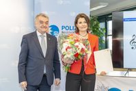 Innenminister Herbert Reul mit Polizeipräsidentin Ursula Tomahogh (2022)