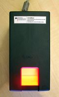 Fingerabdruckscanner, wie er für den Reisepass oder den Personalausweis in Deutschland eingesetzt wird