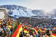 Fans in Garmisch-Partenkirchen