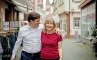 Nina Warken mit ihrem Ehemann Sebastian Warken (2025)