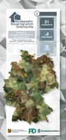 Deutschlandkarte mit den Standorten des Bundeswehr-Bauprogramms Unterkünfte Bild: Bundeswehr Fotograf: BAIUDBw - PIZ IUD