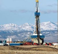 Fracking: Schiefergasbohrung im Pinedale Anticline