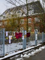 Proteste gegen die Inhaftierung Puigdemonts in der Justizvollzugsanstalt Neumünster, Archivbild