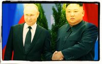 Wladimir Putin und Kim Jong-un (2019), Archivbild