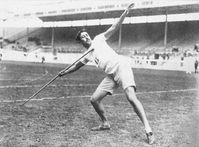 Eric Lemming, dreimaliger Olympiasieger, gilt als Erfinder der modernen Speerwurftechnik.