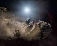 Asteroiden: Berbau-Welten der Zukunft. Bild: NASA/JPL-Caltech